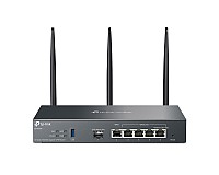 Bezprzewodowy gigabitowy router VPN Omada, standard AX, 3000Mbps, 5x 10/100/1000 RJ-45, 1x slot SFP, desktop (TP-Link ER706W)