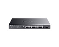 Switch zarządzalny, 24x 10/100/1000 RJ-45, 4x slot 10G SFP+, PoE++, 19" (TP-Link SG3428XMPP)