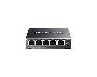 Switch inteligentny, 5x 10/100/1000 RJ-45, PoE+, desktop (TP-Link ES205GP)