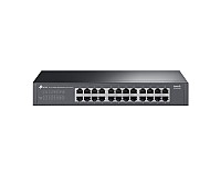 Switch niezarządzalny, 24x 10/100/1000 RJ-45, 11,6" z uchwytami na 19" (TP-Link LS1024G)