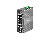 Switch inteligentny, 6x 10/100/1000 RJ-45, 2x SFP/RJ45 Combo, DIN (TP-Link IES208G)