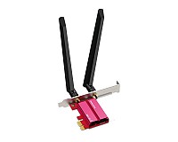 Trzypasmowa bezprzewodowa karta sieciowa PCI-Express BE9300, standard BE, 9300Mbps, Wi-Fi 7, Bluetooth 5.4 (TP-Link Mercusys MA47BE)