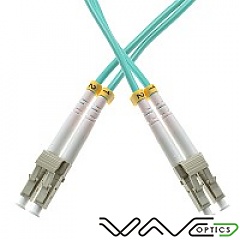 Patchcord LC/UPC-LC/UPC, MM, 50/125, dupleks, włókno OM3, 0,5 m