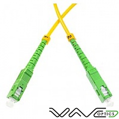 Patchcord SC/APC-SC/APC, SM, 9/125, simpleks, włókno G657A1, 0,5 m
