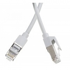 Patchcord S/FTP-K8 (PiMF); 1,0 m; szary; LSOH/LSZH