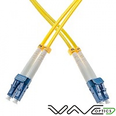 Patchcord LC/UPC-LC/UPC, SM, 9/125, dupleks, włókno G652D, 0,5 m