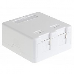 Puszka natynkowa, 2x keystone z zapadkami