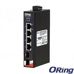 Switch niezarządzalny, 4x 100/1G/2.5G RJ-45 + 2x1000/10G SFP+ (ORing IDGS-C1042GP+)