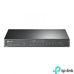 Switch inteligentny, 9x 10/100/1000 RJ-45, 1x slot SFP, PoE+, desktop (TP-Link TL-SG1210MPE)