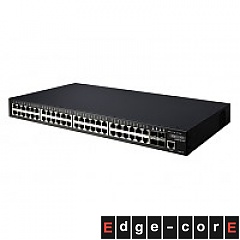 Switch zarządzalny, 48x 10/100/1000 RJ-45, 4 zintegrowane porty 1G SFP, 19" (Edge-corE ECS2100-52T)