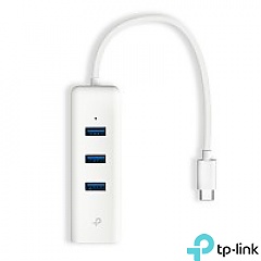 Karta sieciowa 1Gb + USB 3.0 HUB, 3 porty (TP-Link UE330C)