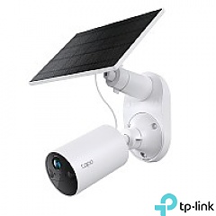 Bezprzewodowa zewnętrzna kamera Wi-Fi z panelem słonecznym (TP-Link Tapo C410 Kit)