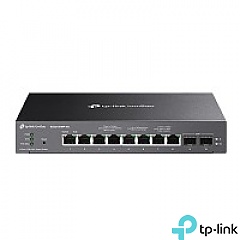Switch zarządzalny, 8x 2,5G, 2x slot 10G SFP+, PoE+, 19" (TP-Link SG2210XMP-M2)