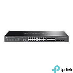 Switch zarządzalny, 24x 10/100/1000 RJ-45, 4x slot SFP+ 10G, 19" (TP-Link SG5428X)