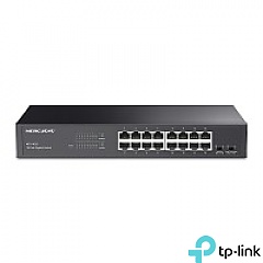 Switch niezarządzalny, 16x 10/100/1000 RJ-45, 11,6" z uchwytami na 19" (TP-Link Mercusys MS116GS)