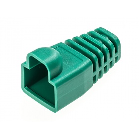Osłonka wtyku RJ-45 (8p8c), zielona
