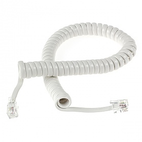 Przewód spiralny SP1-4/02 2,1m (biały)