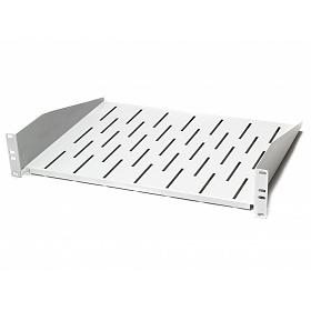 Półka do szafy rack 19", z otworami, 350mm, 2U