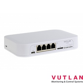 Vutlan VT325t, Kontroler IP MINI DESKTOP; 4x analog; 4x styki bezpotencjaowe; 1x CAN 