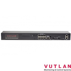 Vutlan VT855tt, Kontroler IP 19" 1U; redundantne zasilanie; 8x analog; 32x styki bezpotencjaowe; 2x CAN