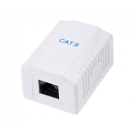 Puszka natynkowa, kat. 6, 1x RJ-45