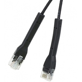 Patchcord UTP-K6a; 3,0 m; czarny; LSOH/LSZH, ultra flex