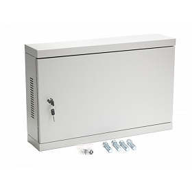 Szafa rack 2U, wisząca, 19", 120mm gł., drzwi metal