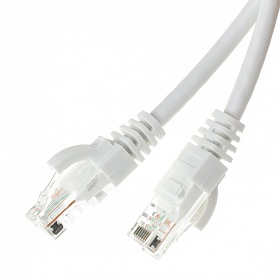 Patchcord UTP-K5e; 0,25 m; biay