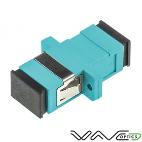 Adapter światłowodowy SC/UPC simplex, OM3, wielomodowy