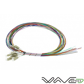 Zestaw 12x pigtail LC/UPC, MM, 50/125, 0,9mm, włókno OM4, 2m