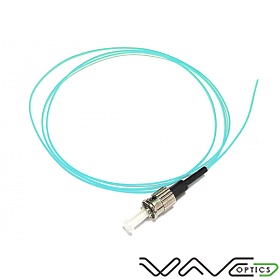 Pigtail ST/UPC, MM, 50/125, 0,9mm, włókno OM3, 1m
