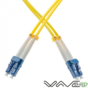 Patchcord LC/UPC-LC/UPC, SM, 9/125, dupleks, włókno G652D, 0,5 m