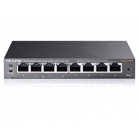 TP-Link TL-SG108PE, Switch gigabitowy, inteligentny, 8x 1Gb RJ-45, PoE, desktop