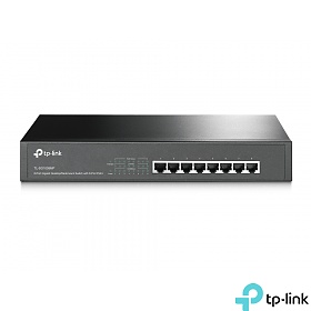 TP-Link TL-SG1008MP, Switch niezarzdzalny, 8x 10/100/1000 RJ-45, PoE, 11,6" z uchwytami na 19"