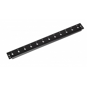 Płyta czołowa 12x ST simplex, czarna