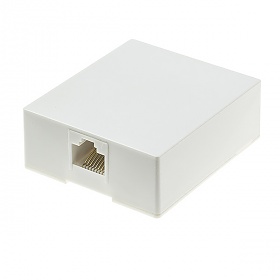 Puszka natynkowa PN1-8 ze złączem żeńskim 8p8c (standard)