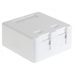 Puszka natynkowa, 2x keystone z zapadkami