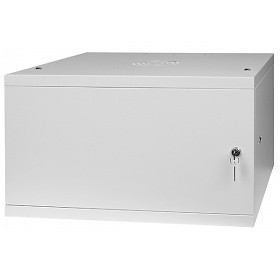 Szafa rack 6U, wisząca, 19", 350mm gł., drzwi metalowe, do montażu