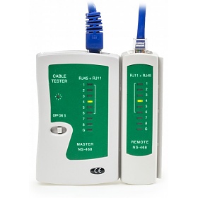 Tester okablowania RJ-45, RJ-11 (NS-468)