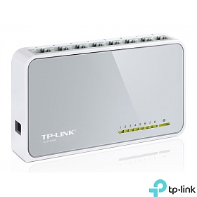 TP-Link TL-SF1008D, Switch niezarządzalny,  8x 10/100 RJ-45, desktop