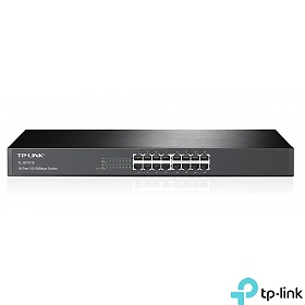 TP-Link TL-SF1016, Switch niezarządzalny, 16x 10/100 RJ-45, 19"