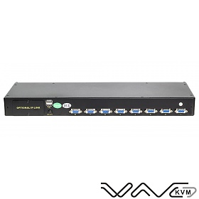 Moduł przełącznika KVM do konsol Wave KVM, 8-portowy, PS/2 lub USB