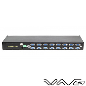 Moduł przełącznika KVM do konsol Wave KVM, 16-portowy, PS/2 lub USB