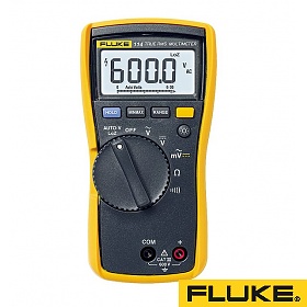 FLUKE 114 - Multimetr cyfrowy True RMS, bargraf, automatyczna zmiana zakresw