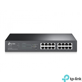 TP-Link TL-SG1016PE, Switch inteligentny, 16x 10/100/1000 RJ-45, PoE+
