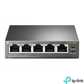 TP-Link TL-SF1005P, Switch niezarządzalny, PoE, 5x 10/100 RJ-45, desktop