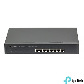 TP-Link TL-SG1008, Switch gigabitowy, niezarzdzalny, 8x 1Gb RJ-45, 11,6" z uchwytami 19"