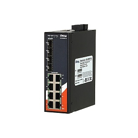 ORing IGS-3084GP-LA, Switch zarządzalny, 8x 10/1000 RJ-45 + 4 sloty SFP / RJ-45, O/Open-Ring <30ms, obudowa slim