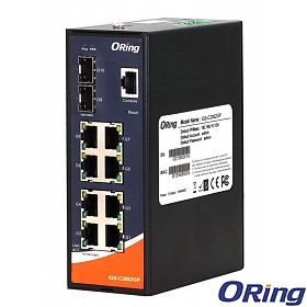 ORing IGS-C3082GP, Switch przemysłowy, zarządzalny, 8x 10/1000 RJ-45 + 2x100/1G/2.5G SFP, O/Open-Ring <30ms