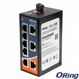 Switch niezarzdzalny, 8x 10/100 RJ-45 (ORing IES-C1080)